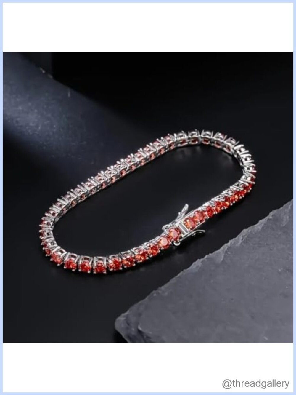 Light Luxury Tennis Bracelet Full-Colored Diamond Snake Bone Versatile High-End